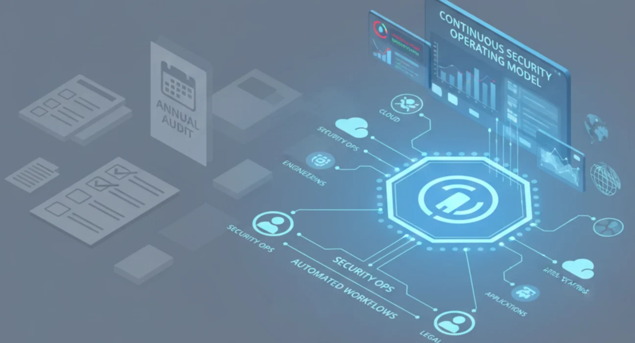 Enterprise security operating model replacing checklist-based security