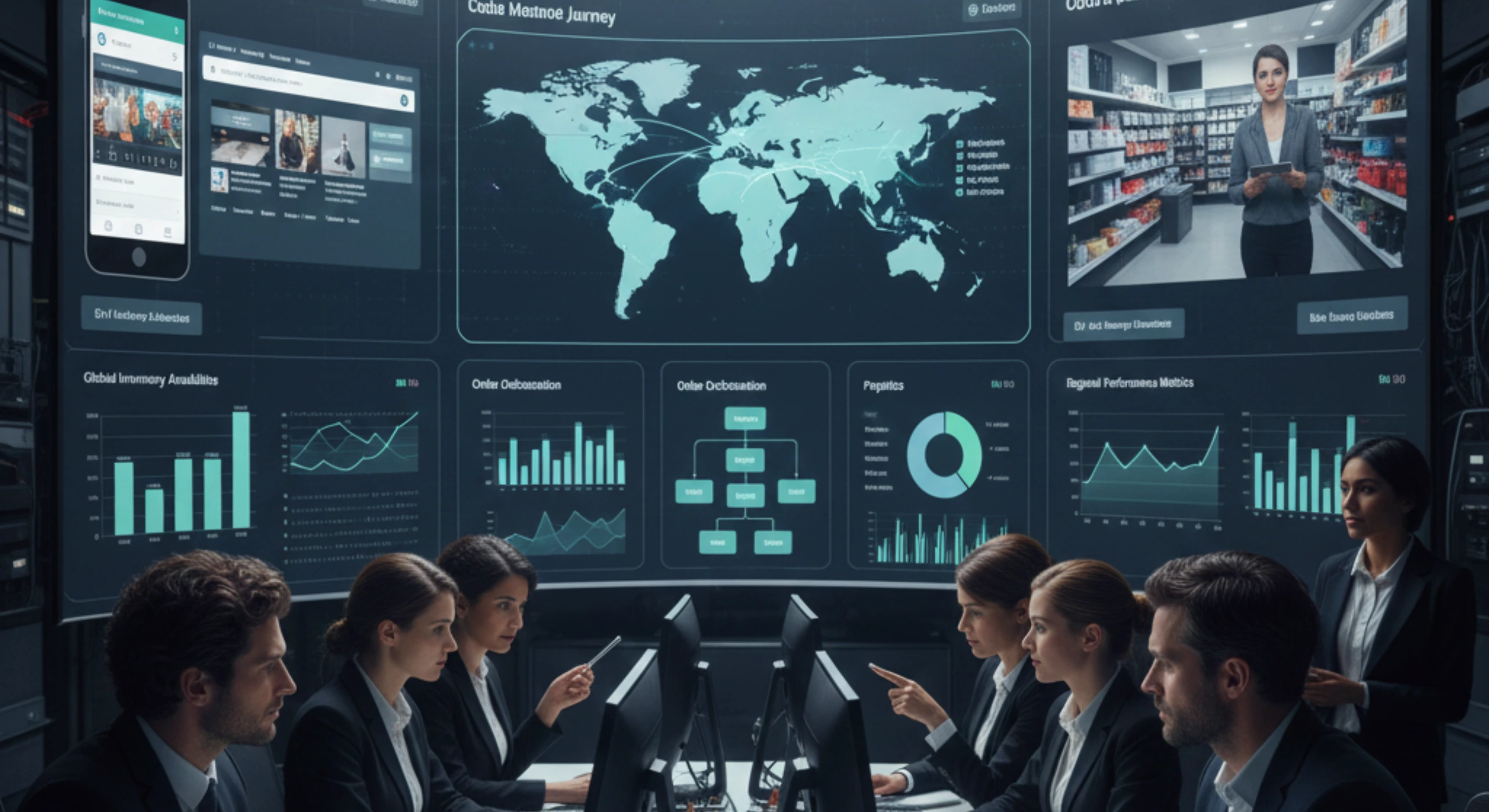 Global omnichannel platform integrating digital and physical channels across regions for consistent customer experience.