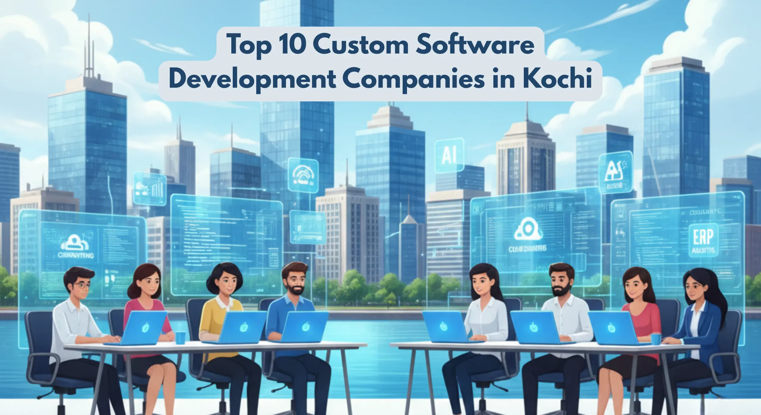 Top 10 custom software companies in Kochi Kerala IT hub