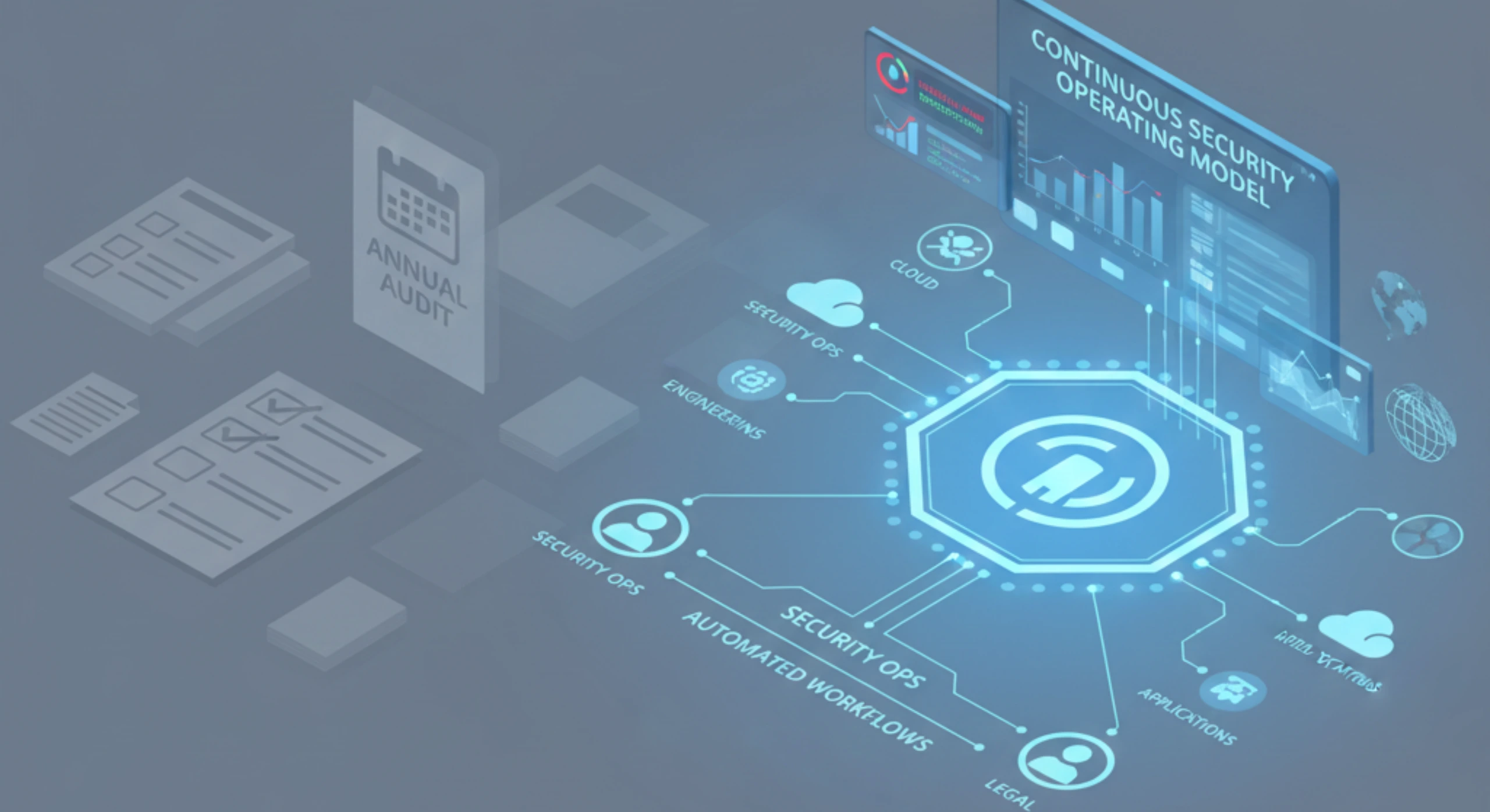 Enterprise security operating model replacing checklist-based security