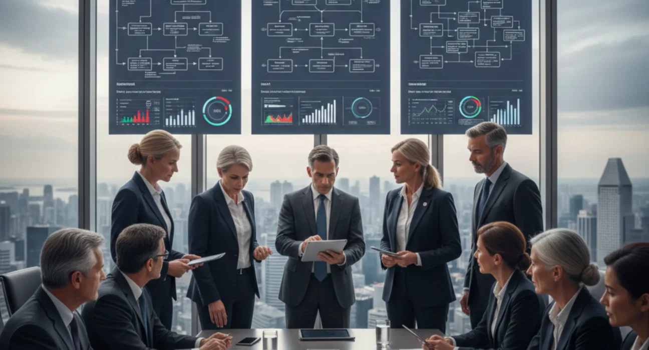 Enterprise leaders comparing build, buy, and modernize strategies based on cost, risk, and long-term operational impact.