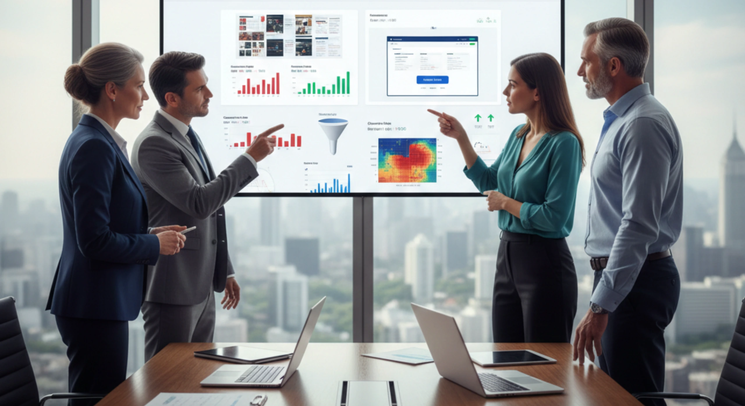 Enterprise landing page optimized for conversion rate, user psychology, and lead generation