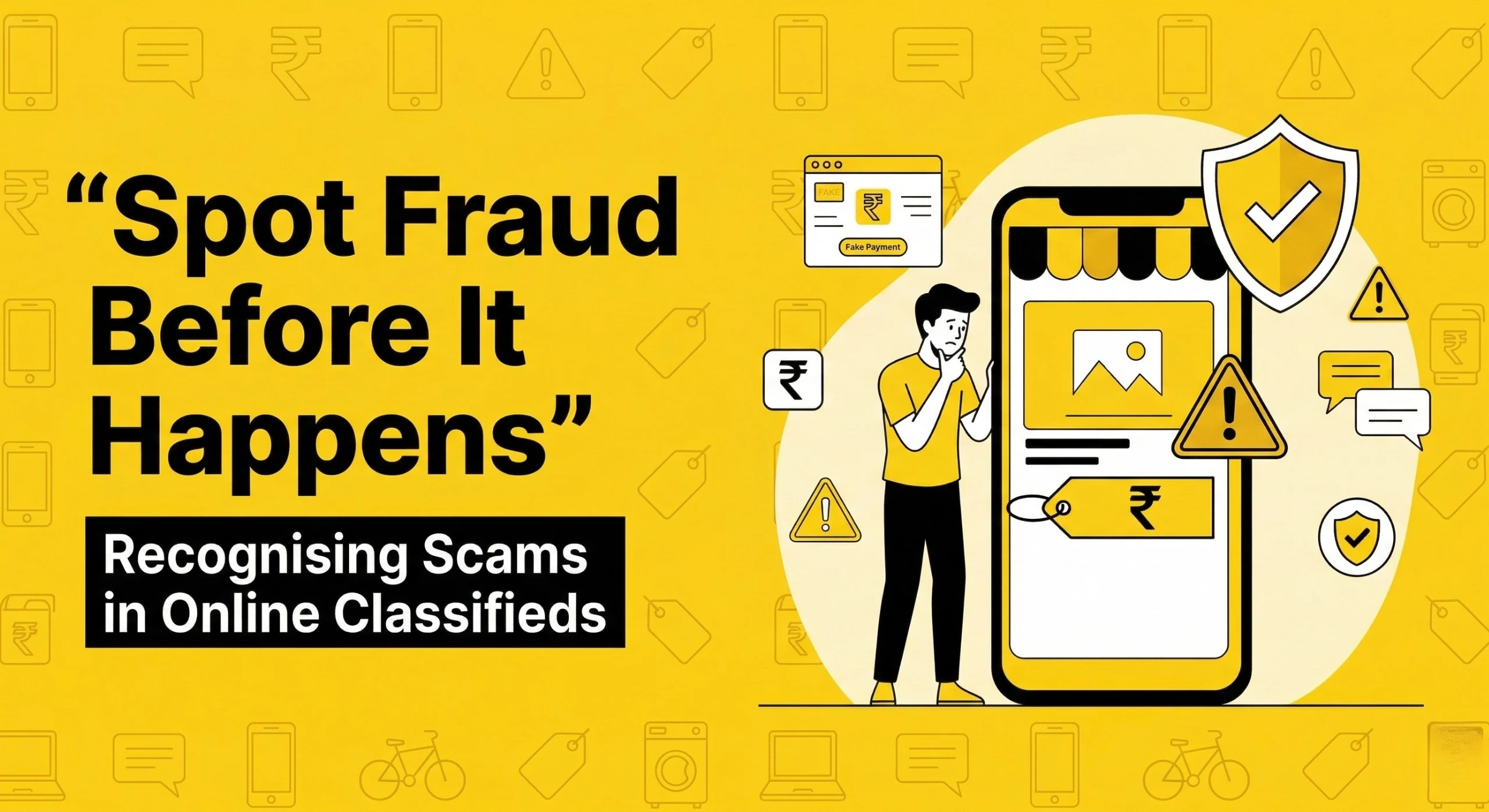 Fraud patterns in online classifieds while buying and selling locally