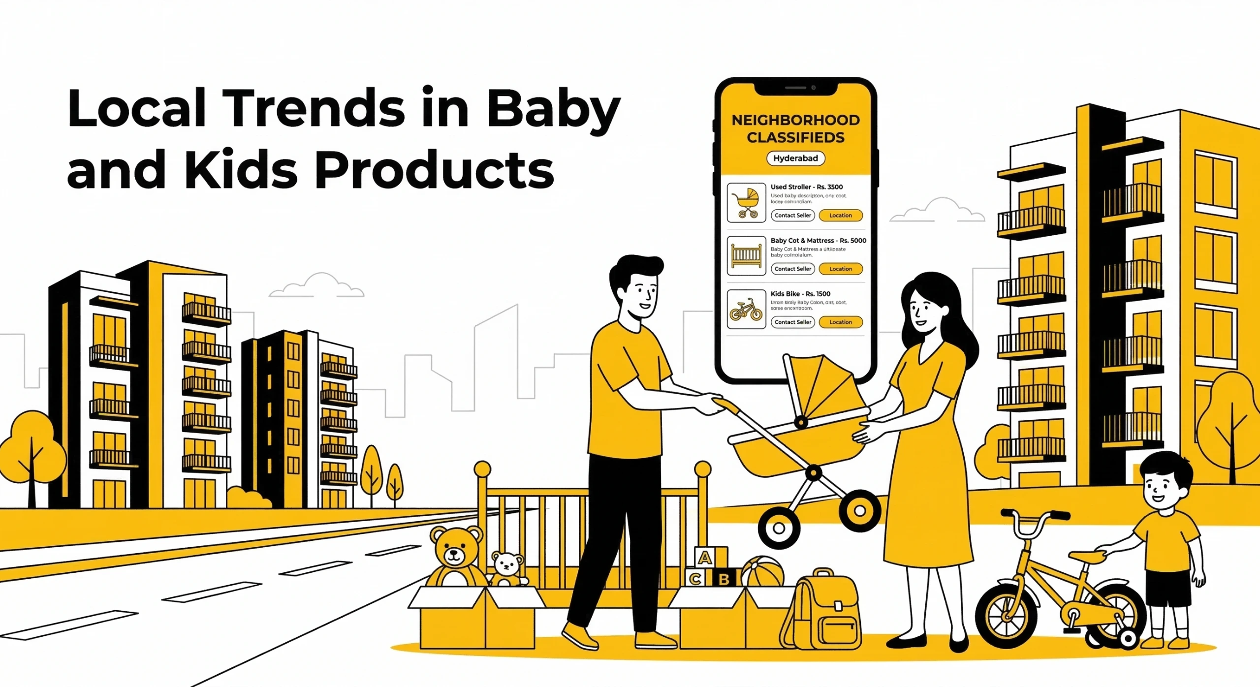 Local Trends in Baby & Kids Products – parents buying and selling baby items locally through classifieds