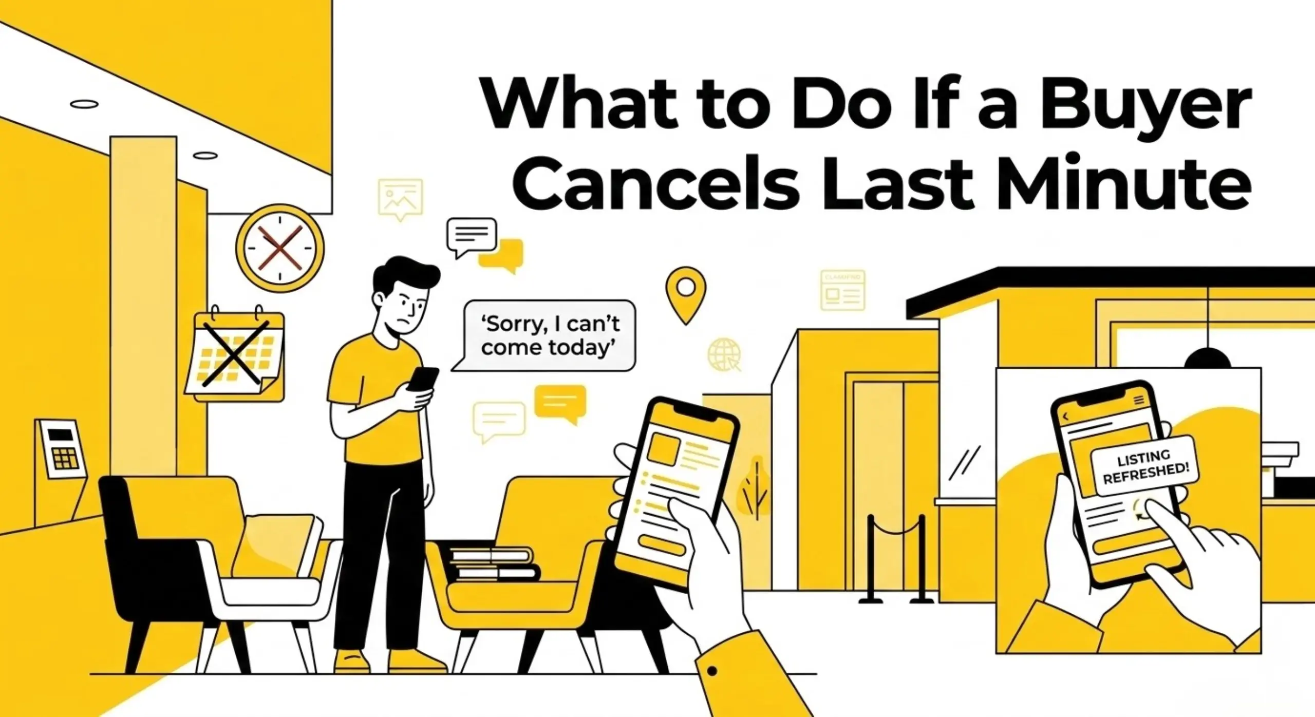 What to Do If a Buyer Cancels Last Minute when selling items through local classifieds