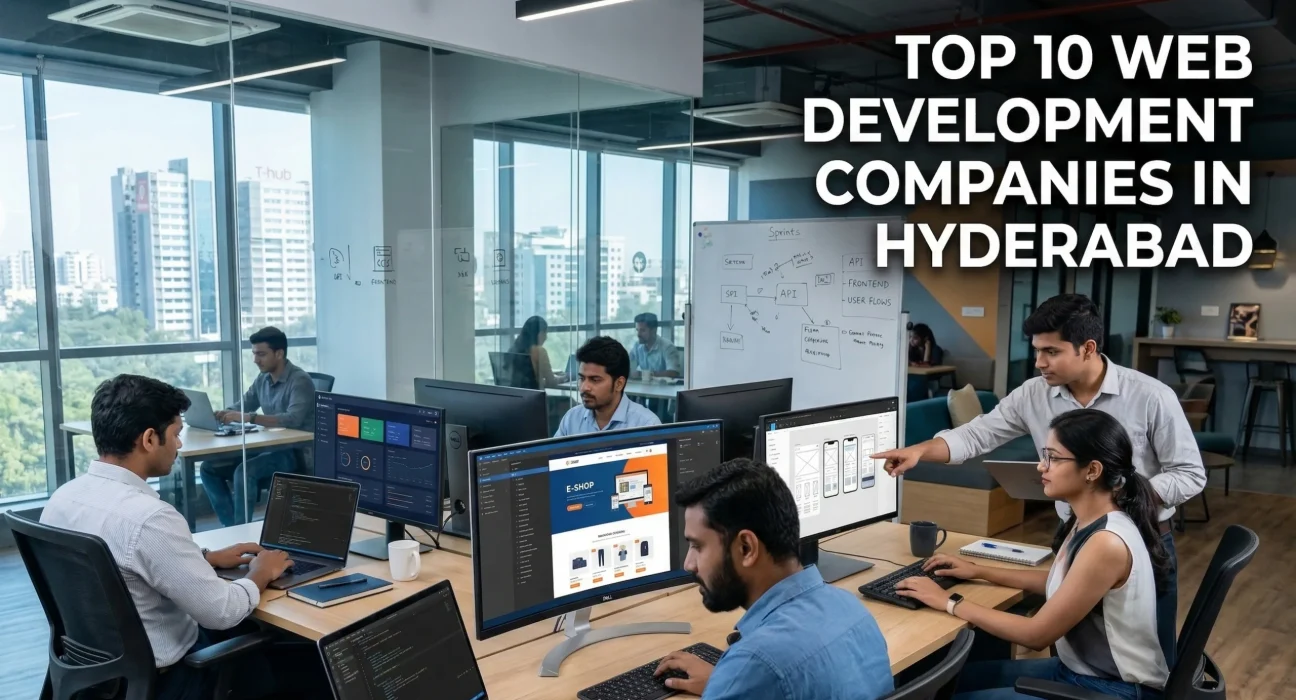 Best web development companies in Hyderabad creating websites and web applications