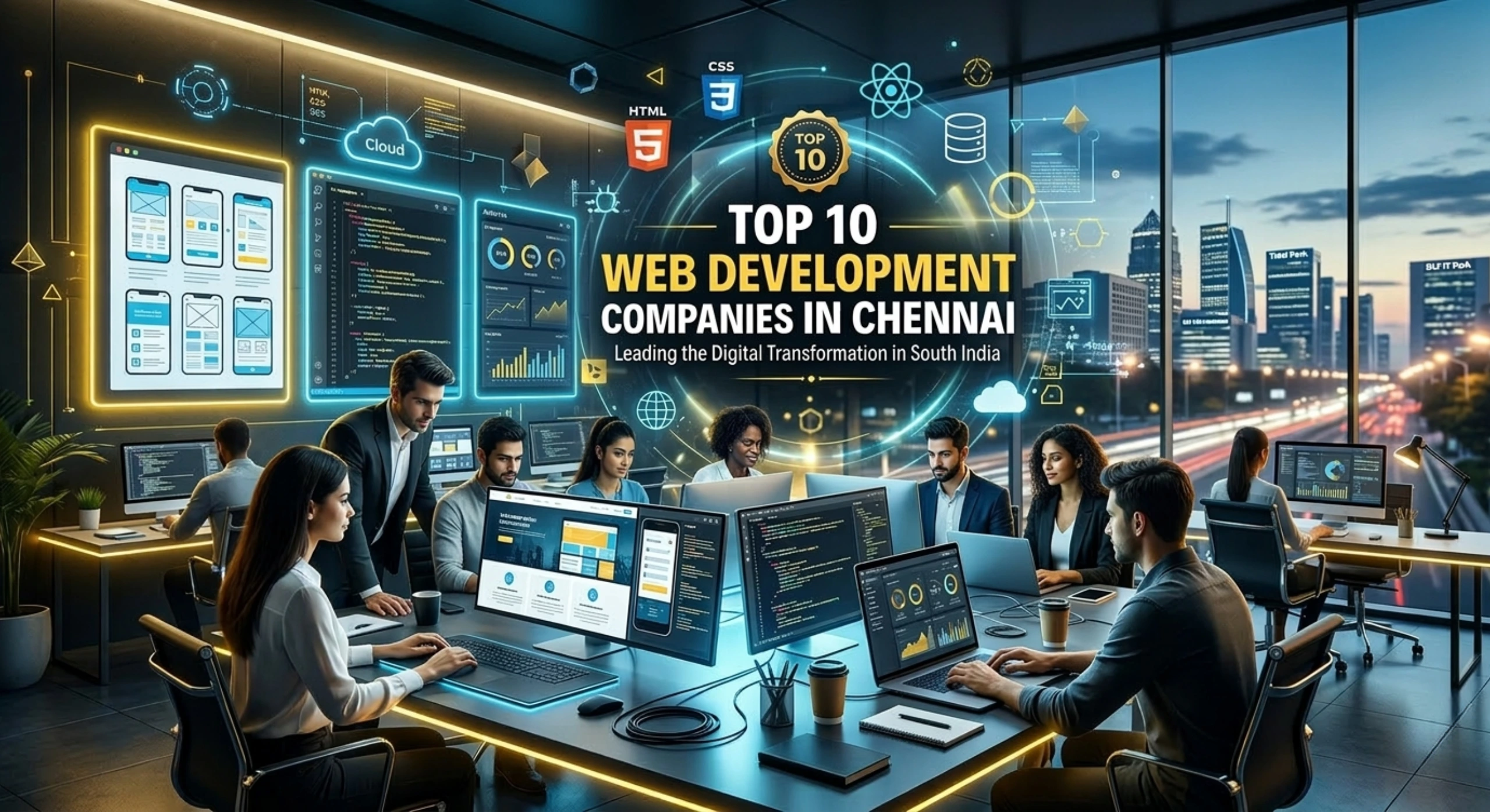 Top 10 Web Development Companies in Chennai digital workspace and developers