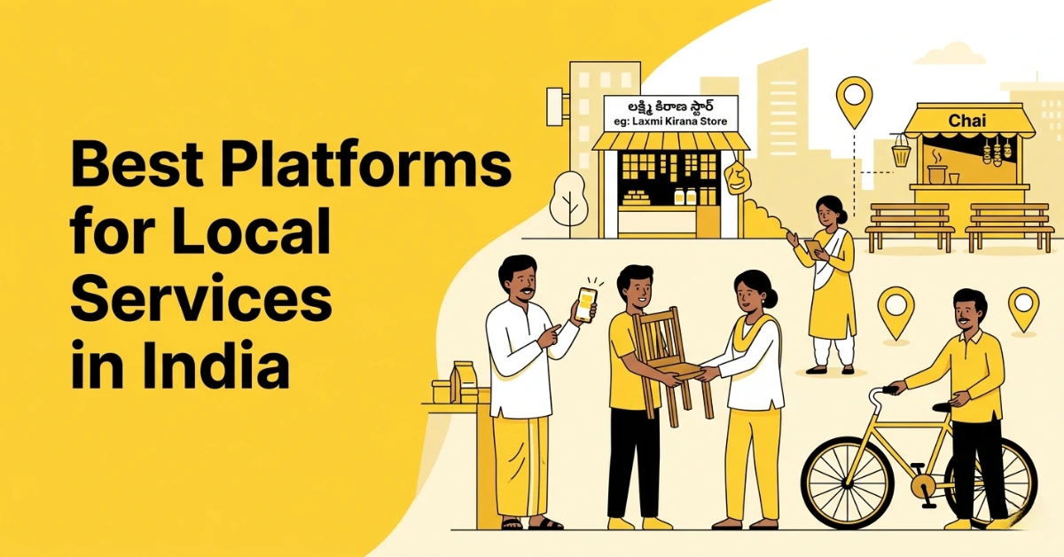 find local services near you in India using classified platforms