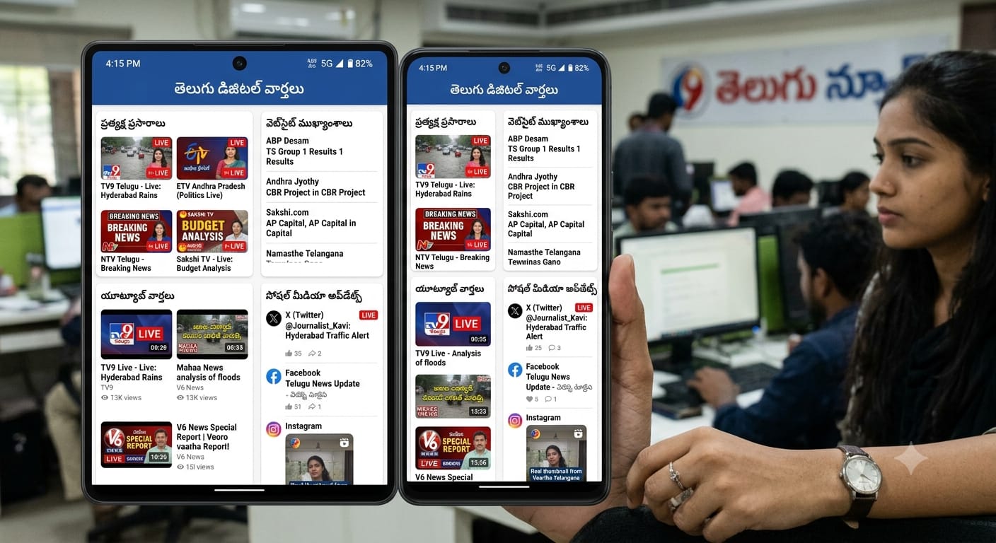 Udayam Digital News Telugu latest news and live updates